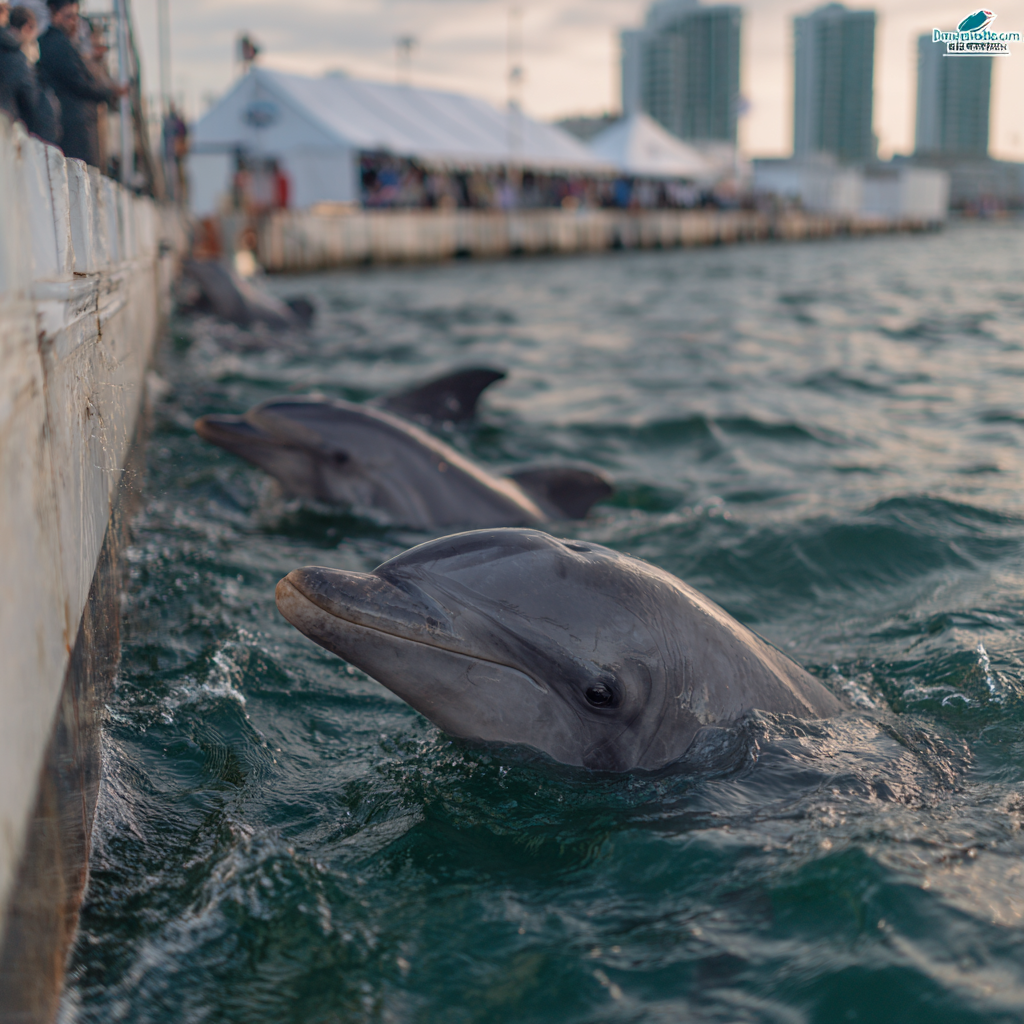 Wild bottlenose dolphins