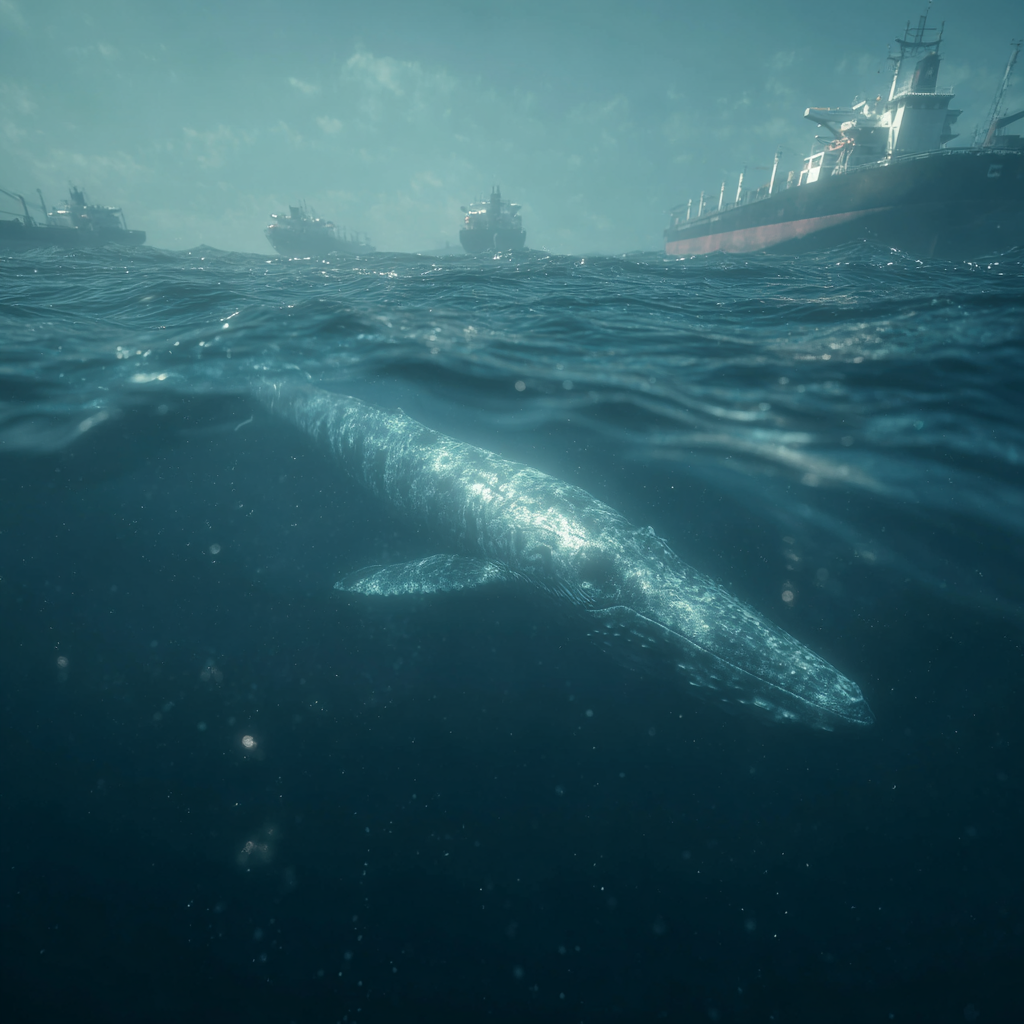 Omura's Whale distinctive markings