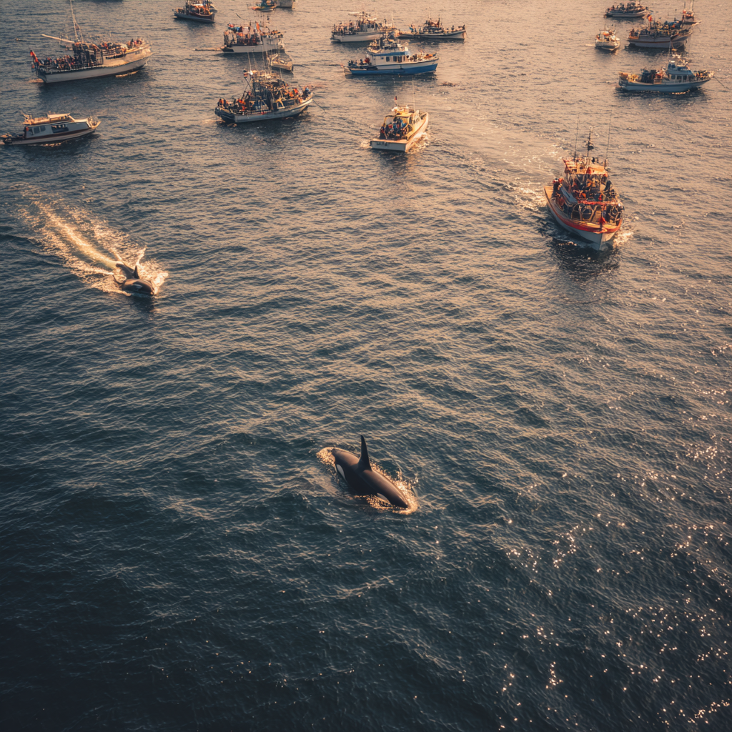 Orca facing modern ocean threats